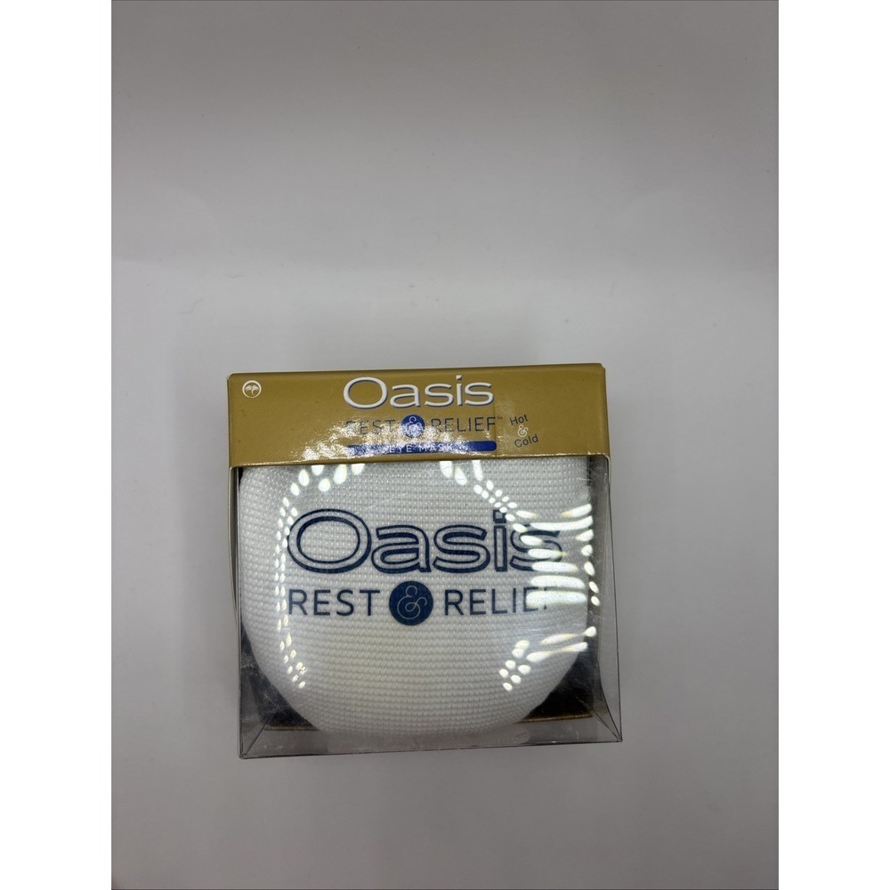 OASIS Eye Mask Rest & Relief Hot & Cold Therapy Relief For Dry Eye Symptoms